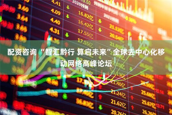 配资咨询 “智汇黔行 算启未来”全球去中心化移动网络高峰论坛